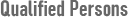 Qualified Persons